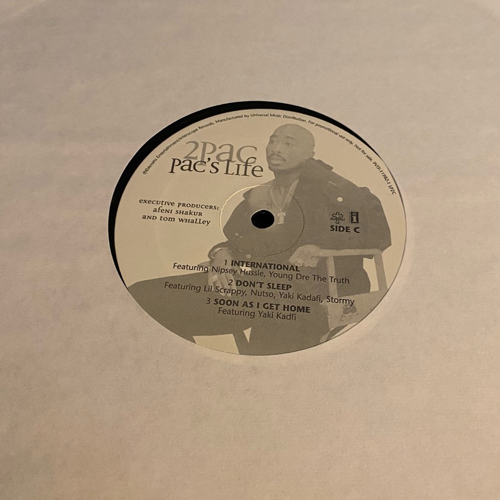2Pac PAC's Life RARE!! 2 Promo Record Set Excellent Condition clean version - Picture 6 of 12